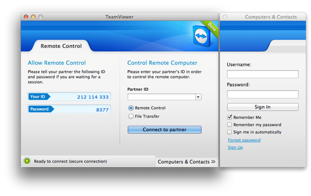 Apple Remote Desktop Teamviewer Mac